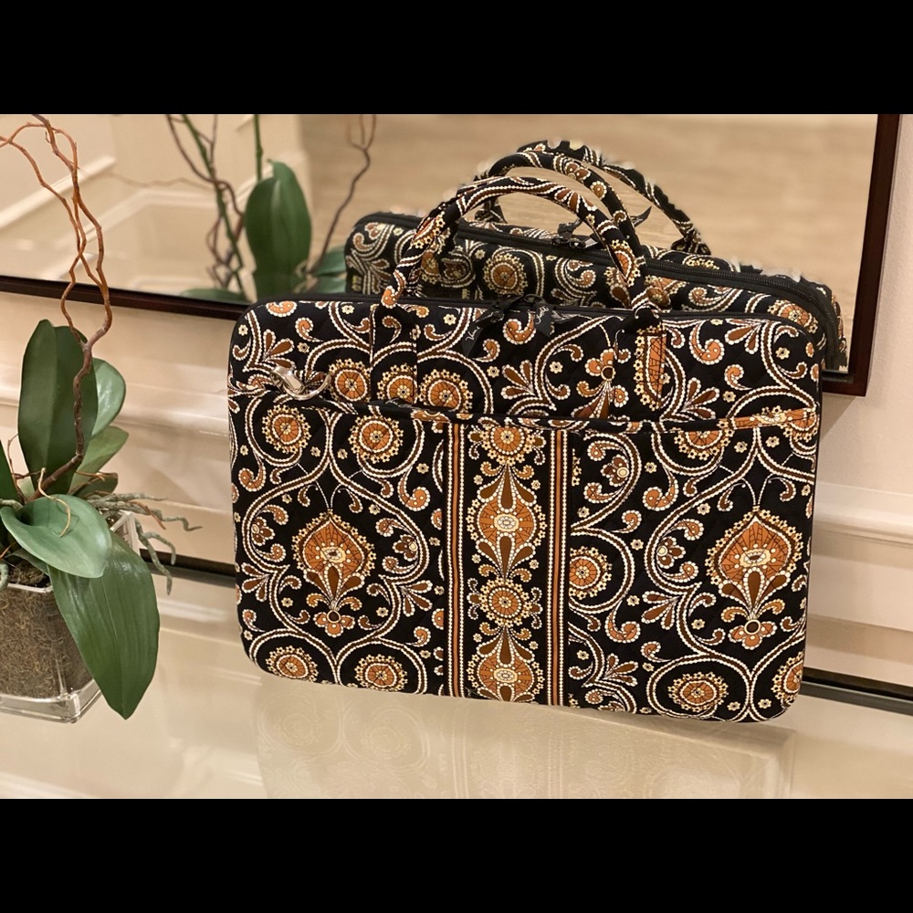 *NEW* Never Used VINTAGE “VERA BRADLEY” Laptop Portfolio Hard Case Computer Bag